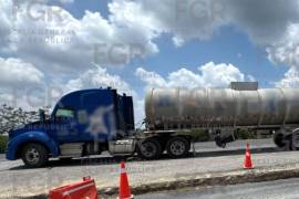 La FGR dio a conocer el aseguramiento del hidrocarburo y la captura del chofer.