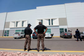 Entrega chofer de Barreiro nave industrial