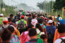 Miles de migrantes continúan llegando a la frontera de Piedras Negras con el fin de cruzar el rÍo Bravo.