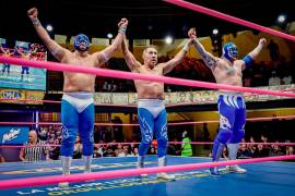 Blue Panther conmemoró 48 años de trayectoria profesional con una función especial en la Arena Coliseo Tony Arellano de Torreón.