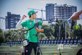 El arquero coahuilense disputó semifinales ante el estadounidense Brady Ellison.
