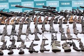 En los últimos años el tráfico de armas fabricadas o vendidas en EU ha aumentado en México más que en cualquier otro país