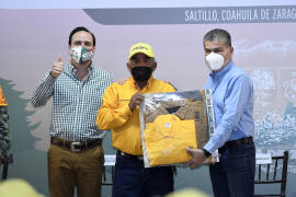 Reconoce Gobierno de Coahuila a brigadistas que combatieron incendios forestales