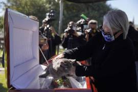 Maldonado era rescatusta de animales, según sus allegados por lo que llevaron a sus mascotas para darle el último adiós a la periodista mexicana.