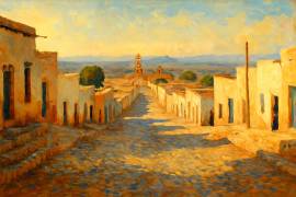 Calle Real, entrada antigua a la Villa de Santiago del Saltillo.