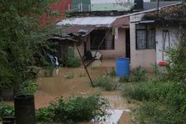Afectaciones. Varias viviendas se inundaron a raíz del paso delfenómeno meteorológico que llegó a México desde hace ocho días.