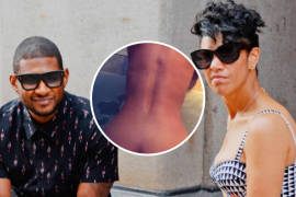 Usher publicó en Instagram una foto de su esposa desnuda