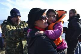 Susan Sarandon ayuda a los refugiados en Grecia