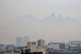 23/01/2024.- La mala calidad en el aire que prevalece en la ciudad de Monterrey y su área metropolitana, las partículas PM son inferiores a 2.5.