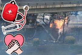 Derivado de volcadura de pipa en el Puente de la Concordia, en Iztapalapa, se registró una explosión en zona que provocó que varios vehículos quedarán calcinados con saldo de 94 personas con severas quemaduras.