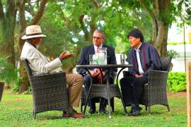 Morgan Freeman visita Bolivia para la serie 'La Historia de Dios'