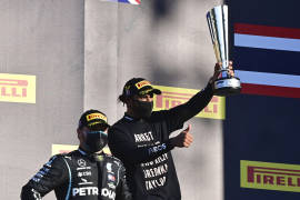 Lewis Hamilton se lleva el GP de Italia; 'Checo' fue quinto