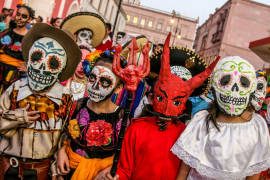 Una noche de Día de Muertos y Halloween en Saltillo