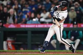 Leo Rivas, de los Marineros es uno de los peloteros que ha estado muy activo con el bat y en general el equipo vive un gran momento.