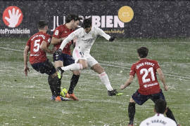 Frío empate del Real Madrid en Osasuna