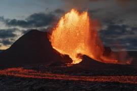Es la tercera erupción de este tipo en la península desde diciembre.
