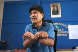 Fotografía de archivo del 6 de noviembre de 2024 del expresidente de Bolivia Evo Morales. Morales enfrenta procesos por trata y tráfico de personas y por terrorismo y alzamiento armado.