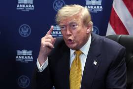 El presidente de Estados Unidos, Donald Trump, habla durante una reunión con el secretario general de la OTAN, Mark Rutte, en la cumbre de la OTAN en Ankara, Turquía, el miércoles 8 de julio de 2026.