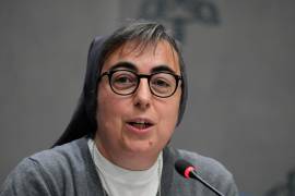 Alessandra Smerilli, secretaria general del Dicasterio para la Promoción de Desarrollo Humano Integral, en el Vaticano el 30 de septiembre del 2025.