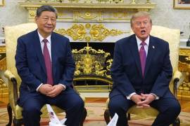 El presidente estadounidense Donald Trump y su homólogo chino Xi Jinping se reúnen en el Despacho Oval de la Casa Blanca, el jueves 24 de septiembre de 2026, en Washington.