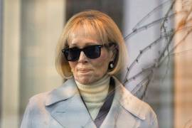 E. Jean Carroll llega al tribunal federal de Manhattan el 17 de enero de 2024 en Nueva York.