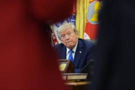 El presidente de Estados Unidos, Donald Trump, en la Oficina Oval de la Casa Blanca, en Washington, el 6 de agosto de 2026.