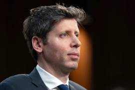 El CEO de OpenAI, Sam Altman, durante una comparecencia en el Capitilo de Estados Unidos.