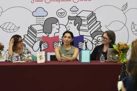 Presentacion de los libros Músicas y La Casa Abierta, de Sylvia Georgina Estrada, en la FIL