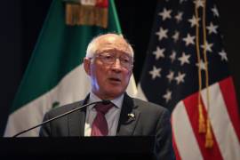 Durante una conferencia de prensa, Salazar reafirmó la estrecha colaboración en seguridad entre México y Estados Unidos y destacó la cooperación bilateral en la lucha contra el narcotráfico y la migración.