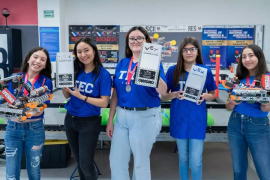 Los equipos ITESM 1 y 2 consiguieron el primer lugar y el reconocimiento a la excelencia del Campeonato Nacional de Robótica y Habilidades STEM Girl Powered 2024.