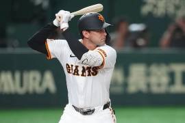 Montes jugó en Japón con los Gigantes de Yomiuri en 2024.