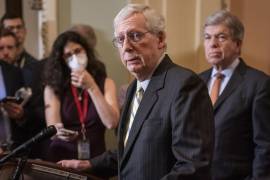 El Senador Mitch McConnell es uno de los 14 senadores republicanos que votaron a favor de la Ley Bipartidista de Comunidades más Seguras, el proyecto de ley de seguridad de armas.