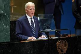 El presidente de Estados Unidos, Joe Biden, habla durante el debate general del 79º período de sesiones de la Asamblea General de las Naciones Unidas en la sede de las Naciones Unidas en Nueva York.