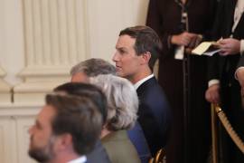 Jared Kushner asiste a una conferencia de prensa con el presidente Donald Trump y el primer ministro Benjamin Netanyahu, de Israel, en la Casa Blanca en Washington, el 29 de septiembre de 2025.