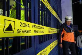 Al término de un evento en la Plaza de Toros y la finalización del partido del equipo Cruz Azul, elementos de Protección Civil, colocaron sellos de zona de riesgo en las puertas de ambos recintos.