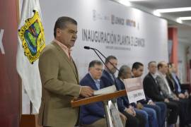 En la inauguración, el gobernador Miguel Riquelme destacó que la nueva planta de Lennox es la número 28 que se anuncia este año en Coahuila.