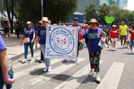 14 de mayo 2023. Sociedades de pacientes con enfermedades raras se protestan en avenida Reforma en CDMX.