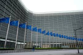 Sede de la Unión Europea en Bruselas, el 5 de abril del 2024. La CE pidió a tres de los principales sitios de pornografía del mundo que expliquen las medidas que han adoptado para proteger a los menores de edad.