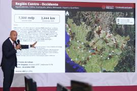 Jesús Esteva Medina, titular de la SICT, detalla los avances de las obras que se llevan a cabo a lo largo de todo el país.