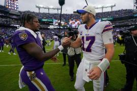 Ravens y Bills se verán las caras este domingo en el enfrentamiento del domingo por la noche.