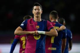 Robert Lewandowski marcó dos de los cinco goles con los que el Barcelona venció al Young Boys.