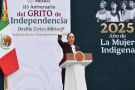 Claudia Sheinbaum encabezó por primera vez el Desfile Cívico-Militar del 16 de septiembre en el Zócalo capitalino, donde pronunció un discurso en defensa de la soberanía y recordó a los héroes de la Independencia en el 215 aniversario de la gesta histórica