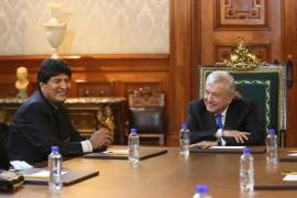 Andrés Manuel López Obrador, Presidente de México, se reunió con Evo Morales, expresidente de Bolivia, en Palacio Nacional el pasado 2021.