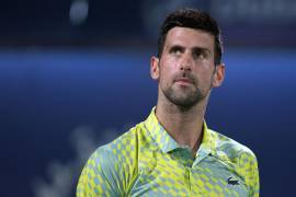 ARCHIVO.-El sábado 22 de abril del 2023, Djokovic se dio de baja del Abierto de Madrid, que inicia la próxima semana, por un problema físico.
