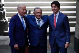 Joe Biden, Andrés Manuel López Obrador y Justin Trudeau; la Cumbre de Líderes de América del Norte se llevará a cabo en abril desde Quebec, Canadá.