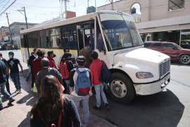 ¿Sabes cuántas unidades del transporte público tiene la ruta que usas en Saltillo?