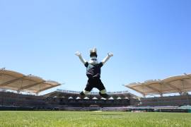 Kike Conejo fue reconocido como una de las mascotas más longevas de la LMB en la Gala del Centenario, con 30 años de historia junto a los Saraperos de Saltillo.