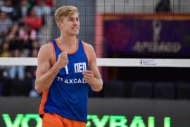 Steven van de Velde jugó en Tlaxcala el Mundial de Voleibol de Playa que se disputó durante el año pasado.