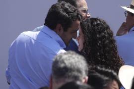 Andrés Manuel López Beltrán, Secretario General de Morena y Luisa María Alcalde Luján, Presidenta de Morena.