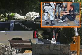 Emilio relató que fue agredido hasta quedar con el rostro ensangrentado.